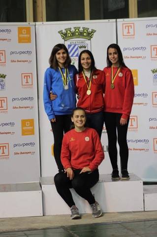 1500m femininos - 1ª Inês Amorim e 3ª Joana Rocha
