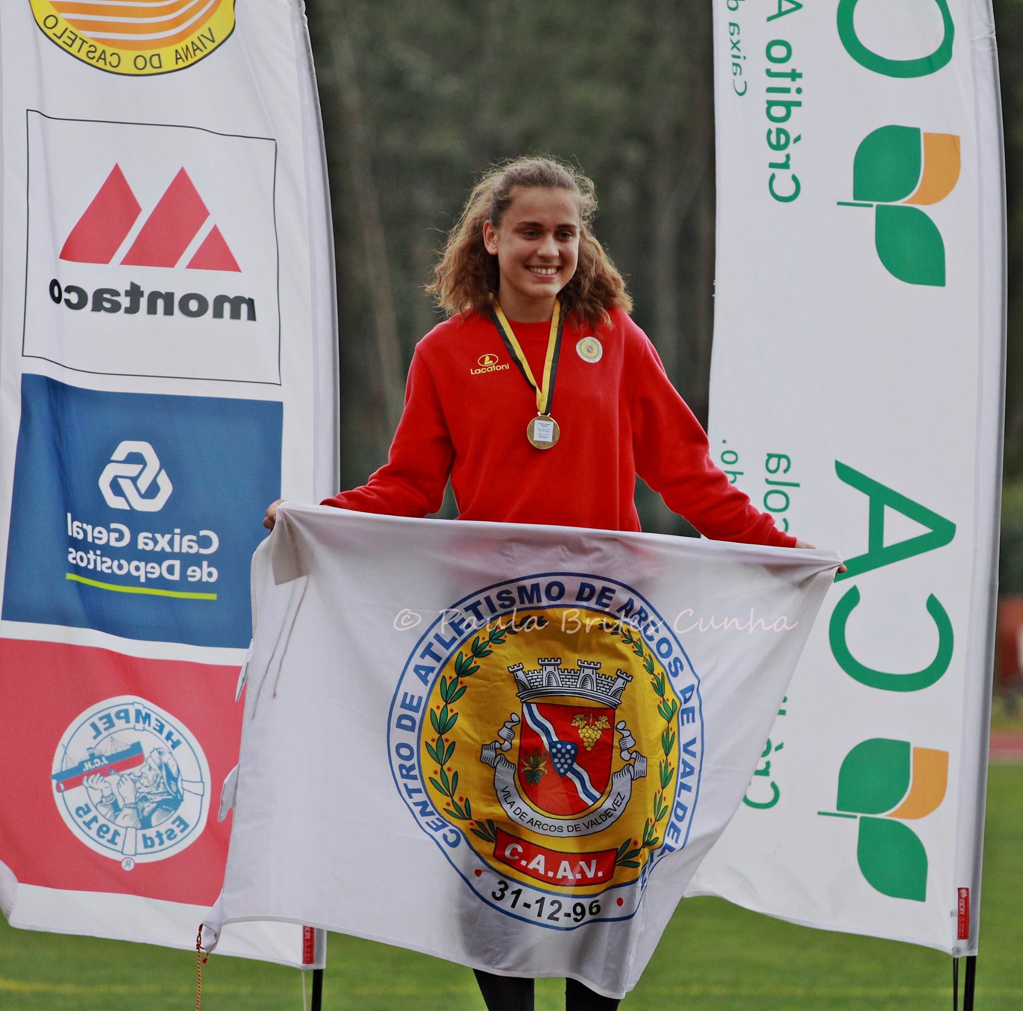 1ª nos 800m Juvenis Andreia Fernandes