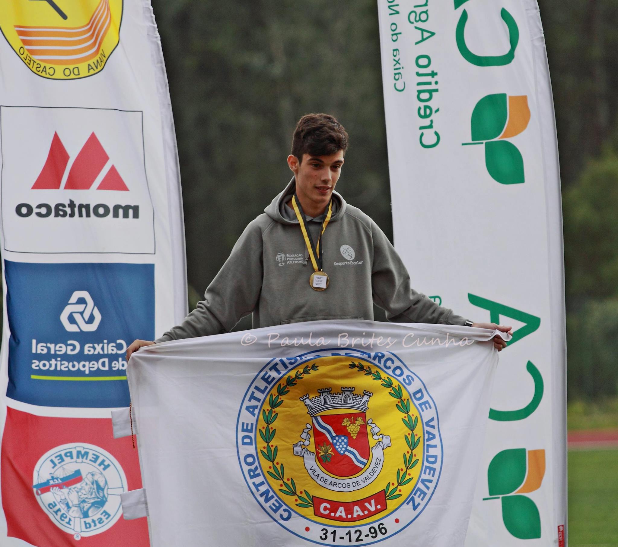 1º nos 800m Juvenis Paulo Brito
