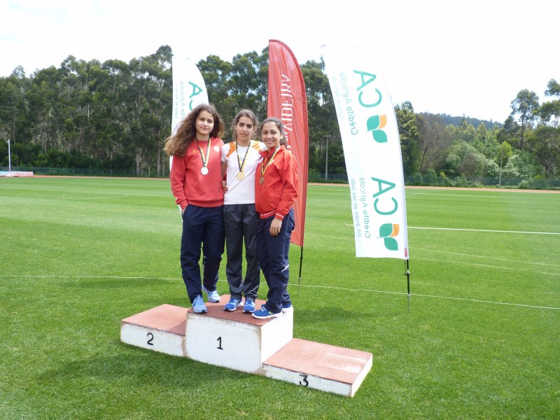 800m Inês Silva 2ª e Inês Amorim 3ª