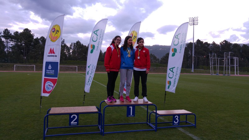 Altura Ini F 2ª Celina Peneda 3ª Vanessa Pedreira