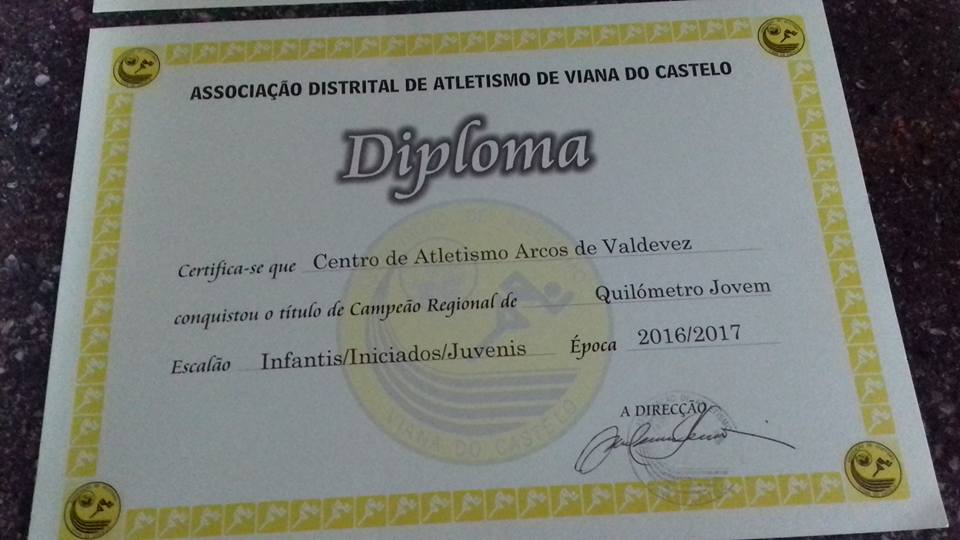 Km Diploma Campeão Regional