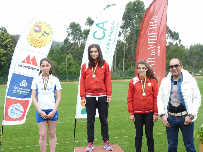 Salto em Atura Mariana Pedreira 1ª e Celina Peneda 3ª